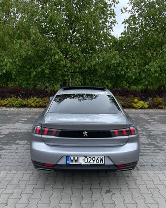 Peugeot 508 cena 62000 przebieg: 208000, rok produkcji 2019 z Warszawa małe 67
